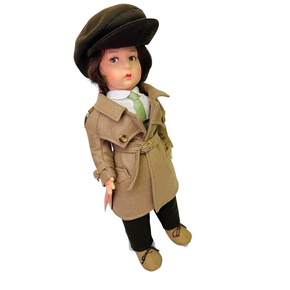 Lenci 'Nanni' Doll In Detective Outfit Handmade Felt Doll #962538 Italy 1980s - Picture 2 of 13
